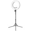Lampa pierścieniowa Ring light 18 48W led czarna + statyw